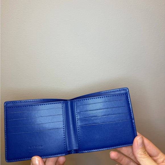 Goyard Blue and Yellow Card Holder - Picture 3 of 4